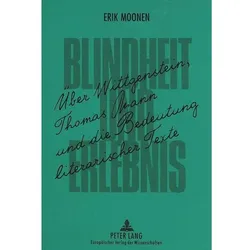 Blindheit und Erlebnis, Fachbücher von Erik Moonen