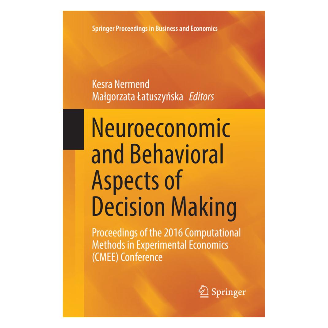 Springer Neuroeconomic and Behavioral Aspects of Decision Making (Englisch, Softcover, Kesra Nermend, Malgorzata Latuszynska) (56050554)