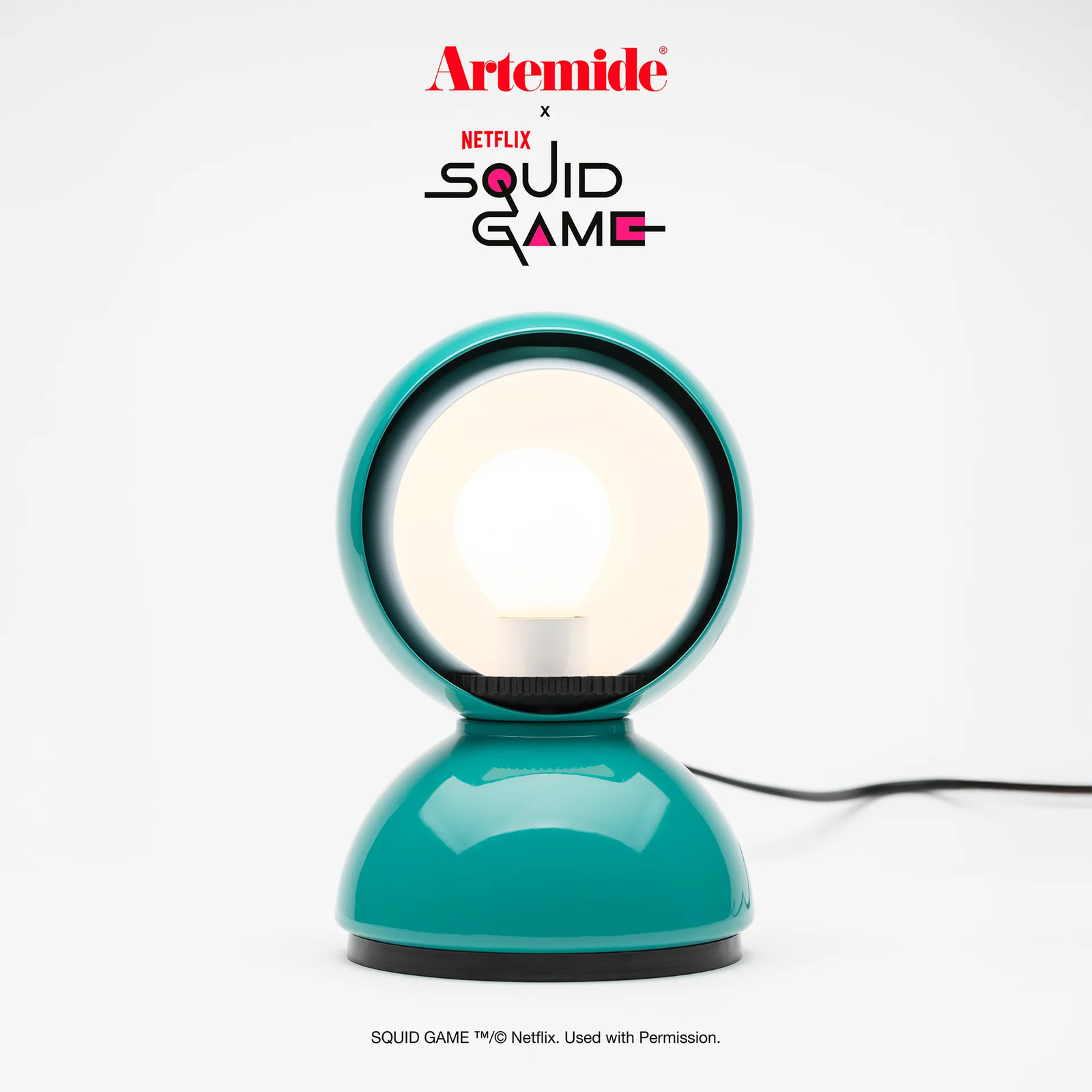 Artemide Eclisse x Squid Game Special Edition Player tafellamp