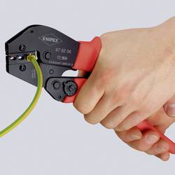 Knipex 97 52 13 Crimpzange Unisolierte Rohrkabelschuhe, Unisolierte Quetschkabelschuhe, Unisolierte Quetschverbinder, Unisolierte Pressverbinder, Unisolierte