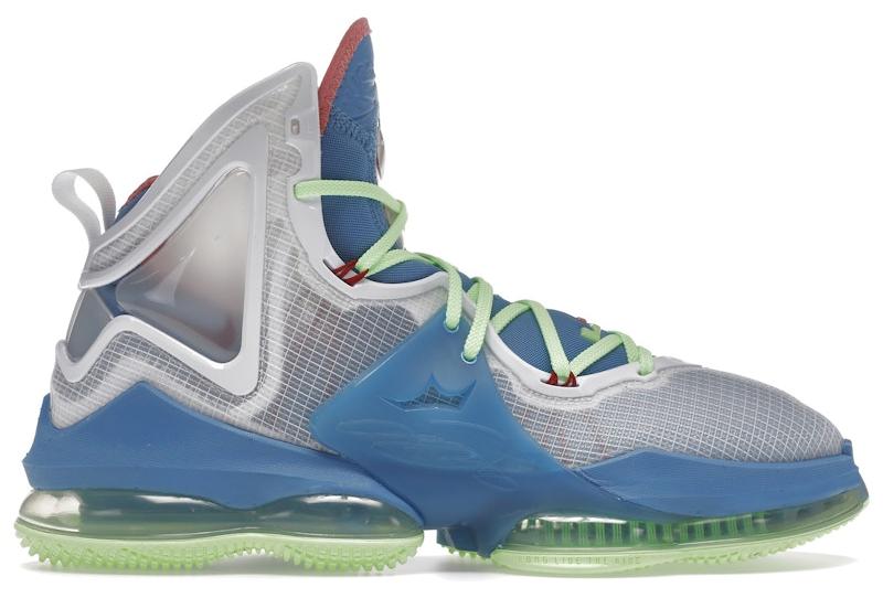 Nike LeBron 19 Dutch Blue Lime Glow - EU 40.5