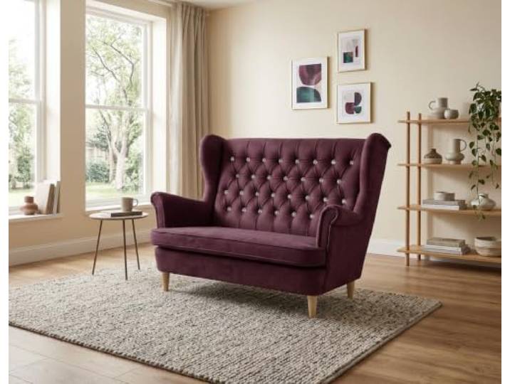 Family Meble Zweisitzer-Ohrensofa Gaja Crystal – Aura 6