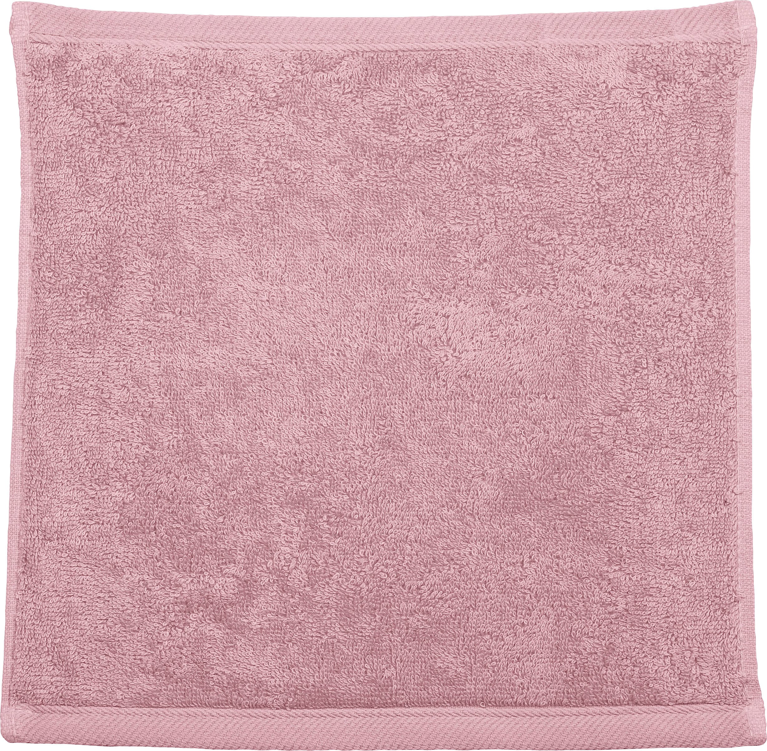 Seiftuch ROSS "Vita 4004", rosa (altrosa), B:30cm L:30cm, Frottier, Handtücher, Seiftuch altrosa B/L: 30cmx30cm, 6 Stk.