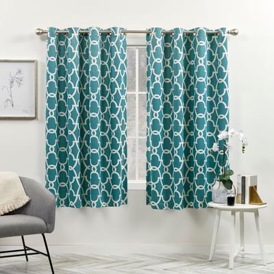 The Curated Nomad Duane Thermal Woven Blackout Grommet Top Curtain Panel Pair