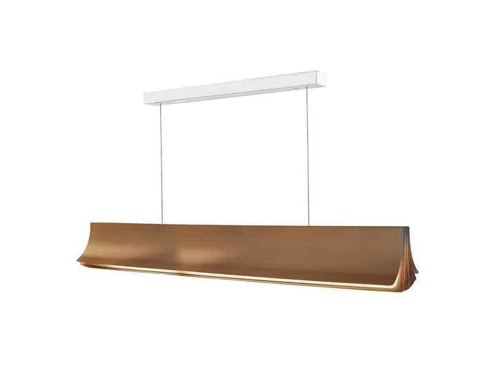 Respiro 1200 Pendelleuchte Gold/Gold - DCW - Wohnzimmer - Aluminium
