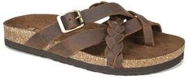 Women's Harrington Leather Sandal by White Mountain in Brown Leather (Size 5 M)