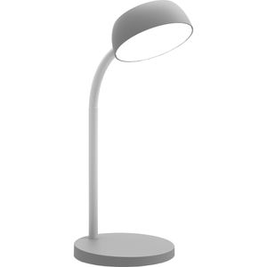 Unilux Schreibtischlampe Tamy, grau, LED, 625 Lumen, warmweiß