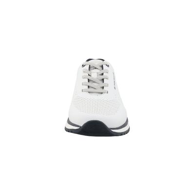 Sneaker TOM TAILOR "Tom Tailor Sneaker Low", Herren, Gr. 41, weiß, Leder, Schuhe Sneaker