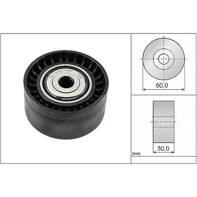 Schaeffler Ina Umlenk-/Führungsrolle, Keilrippenriemen [Hersteller-Nr. 532053410] für Opel, Fiat, Vauxhall, Nissan, Smart, Renault, Dacia, Mercedes-Be