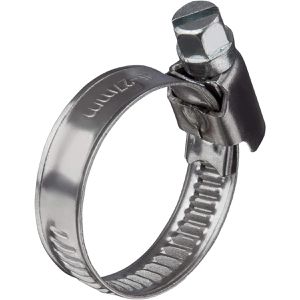 GARSIDURO Schlauchschelle SGS-W4-016027-10, Klasse W4, Set, Ø 16 - 27 mm, mit Schneckengewinde, Edelstahl, 10 Stück