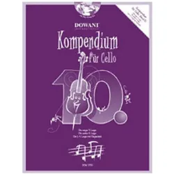Kompendium Band 10 (+CD) für Violoncello, Fachbücher