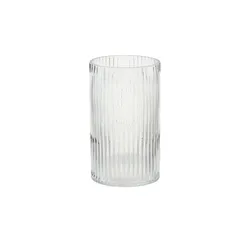 HOME STORY Vase   , transparent/klar , Glas , Maße (cm): H: 20  Ø: 12