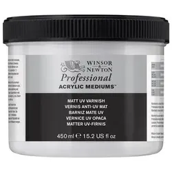 Winsor & Newton, Künstlerfarbe + Bastelfarbe, Acrylic matt UV varnish 450ml (450 ml)