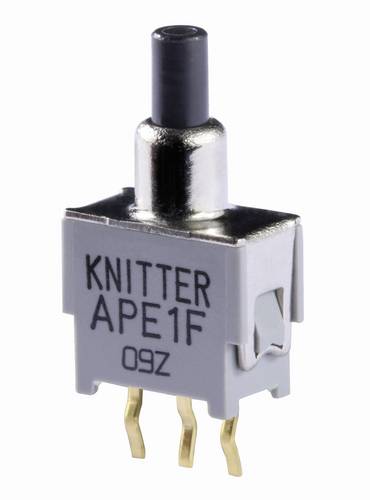 Knitter-Switch APE 1F APE 1F Drucktaster 48V DC/AC 0.05A 1 x Ein/(Ein) tastend (L x B) 9.5mm x 5mm 1St.