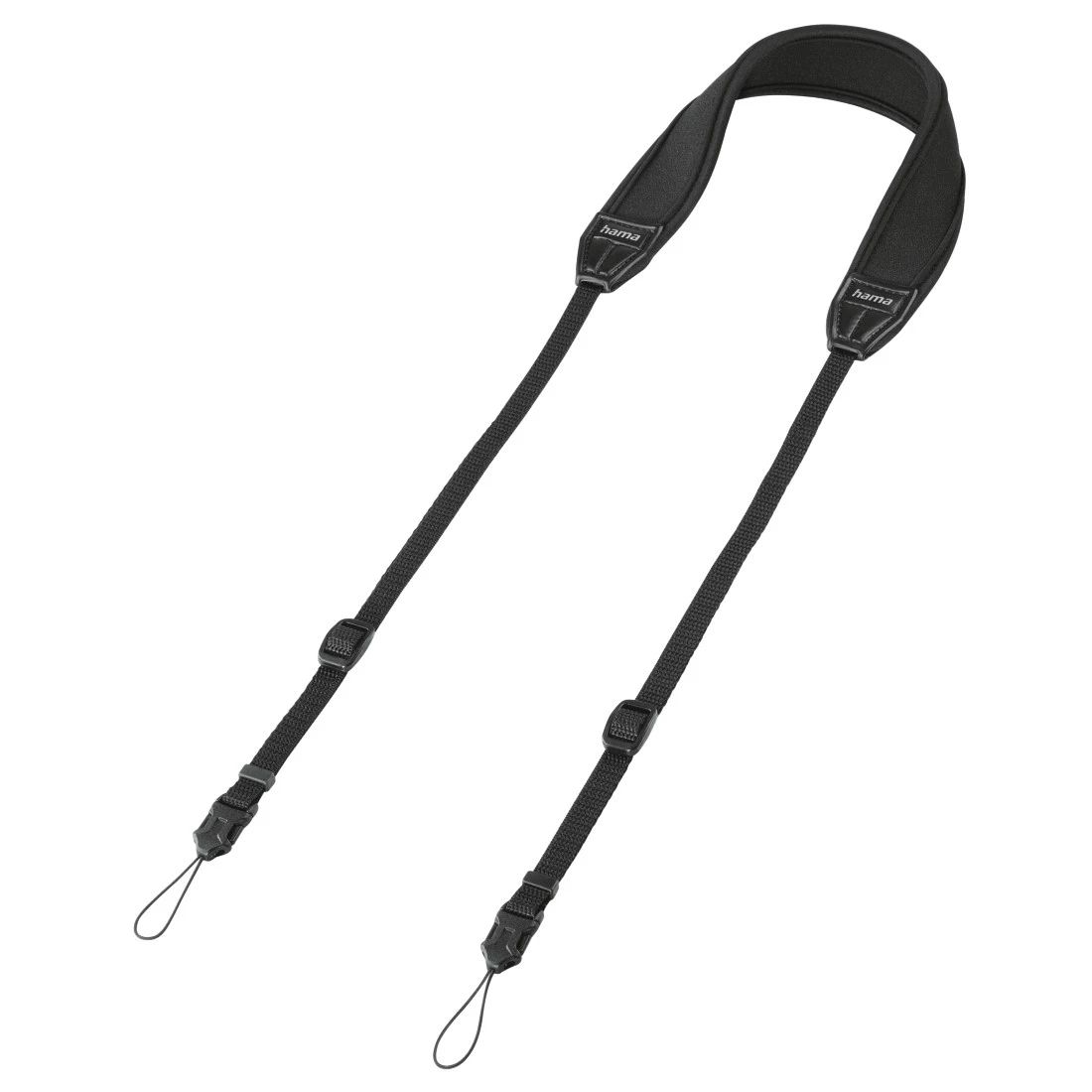 Hama 027219 Kamera-Tragegurt Loop 130 Neopren (Schwarz) 00027219