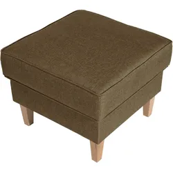 HOCKER Karlen Bezug Flachgewebe Buche natur / sand