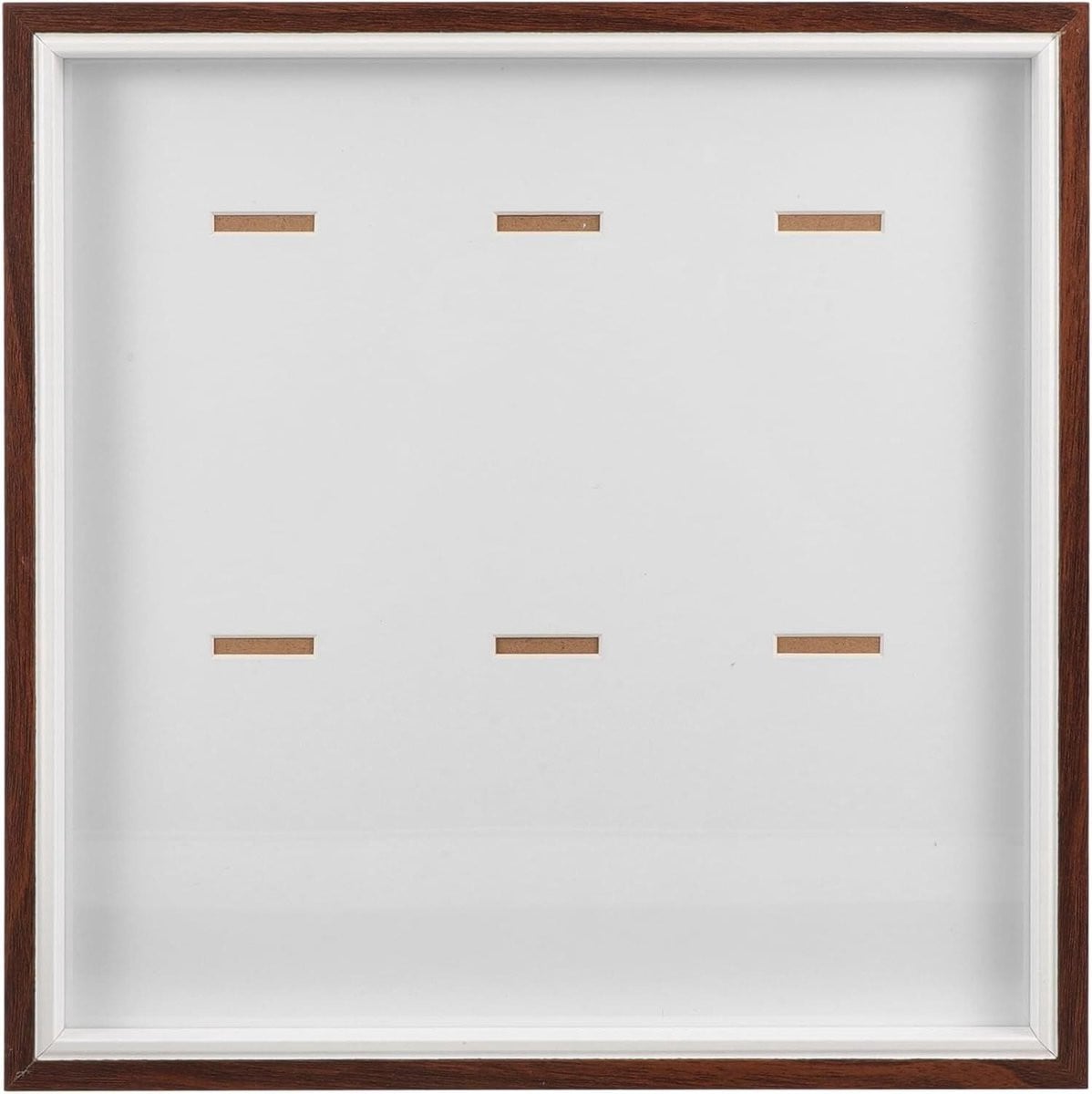 Medaille Display Frame Medaillerek Wand Bruin 32 x 32 cm