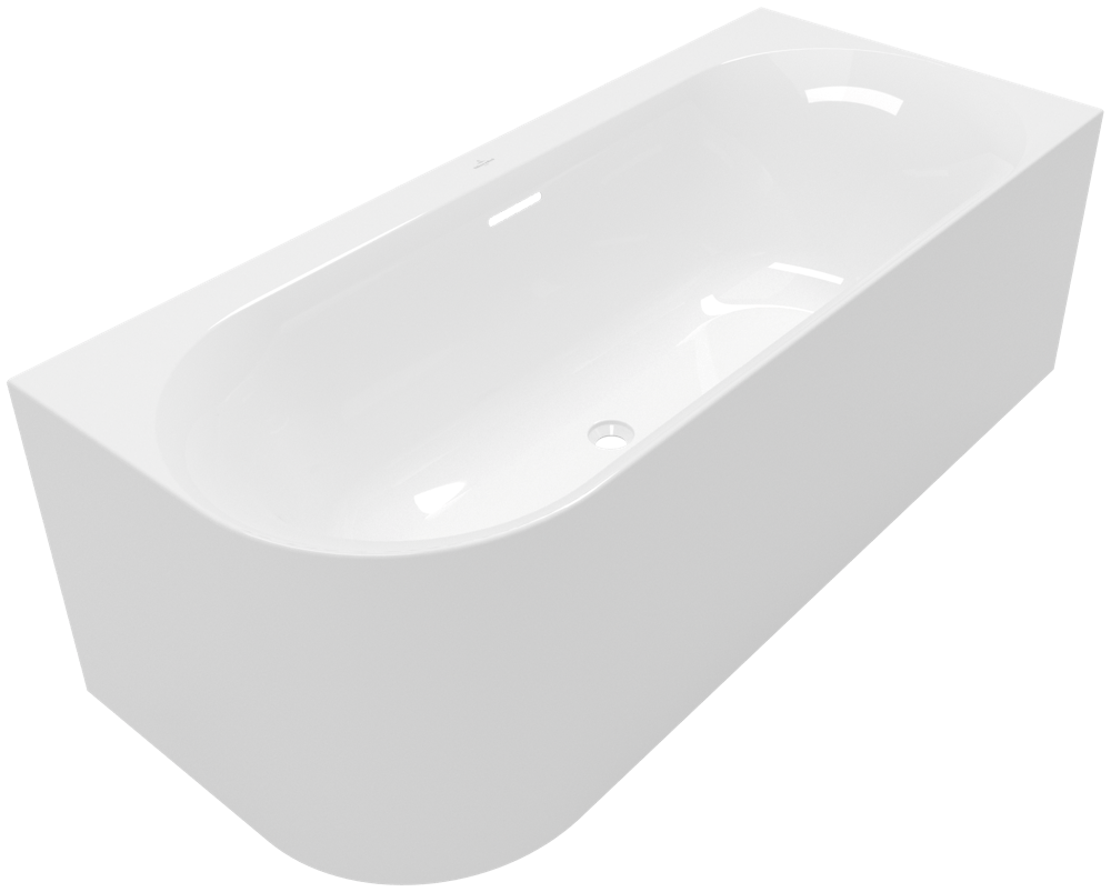 Villeroy & Boch Vorwand-Badewanne Loop&Friends OVAL 1700x 750x600mm OVAL rechte Ausführung weAlpin A170LOF9CR00V01