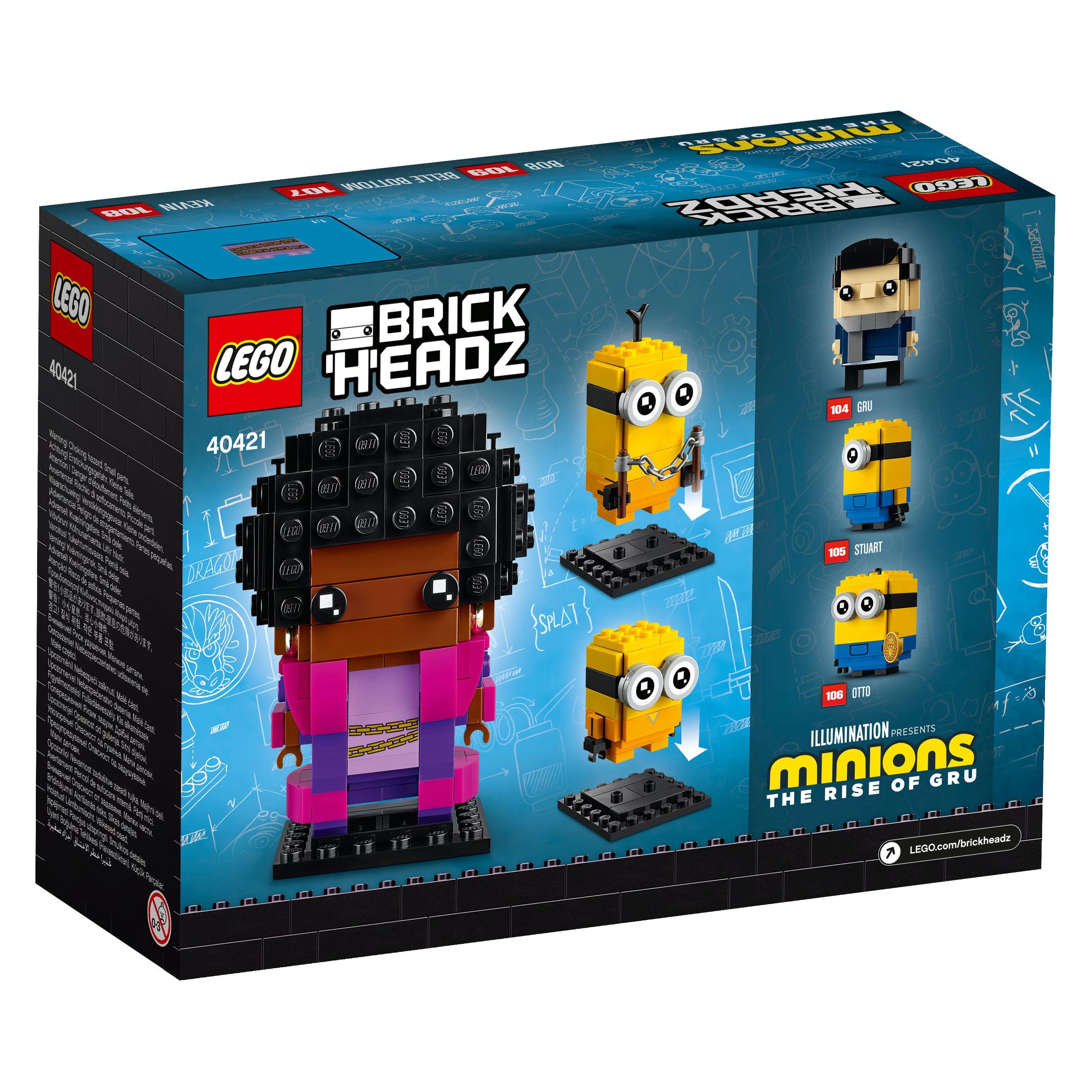 LEGO Brick Headz - Belle Bottom, Kevin & Bob (40421, LEGO Brickheadz) (40421)