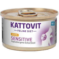 Kattovit Sensitive mit Huhn 12x85 g