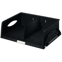 LEITZ Briefablage Sorty A4 quer DIN A4 schwarz