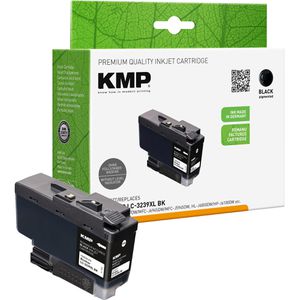 KMP kompatibel für Brother LC-3239XLBK, 6000 Seiten, schwarz,  Tinte