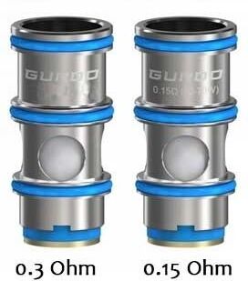 Aspire Guroo Resistenze  Head Coil 0.15 Ohm E 0.3 Ohm - 3 Pezzi