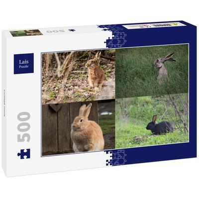 Lais Puzzle Collage Hase 500 Teile