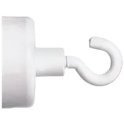 Franken Magnethaken »HM25« Haftkraft 4 kg weiß, 2.5 cm