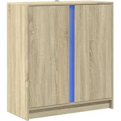 Helloshop26 - Buffet Sideboard Kommode Kleiderschrank Aufbewahrungsmöbel Organizer für Küche Wohnzimmer Lounge mit LED-Beleuchtung 02_0029800