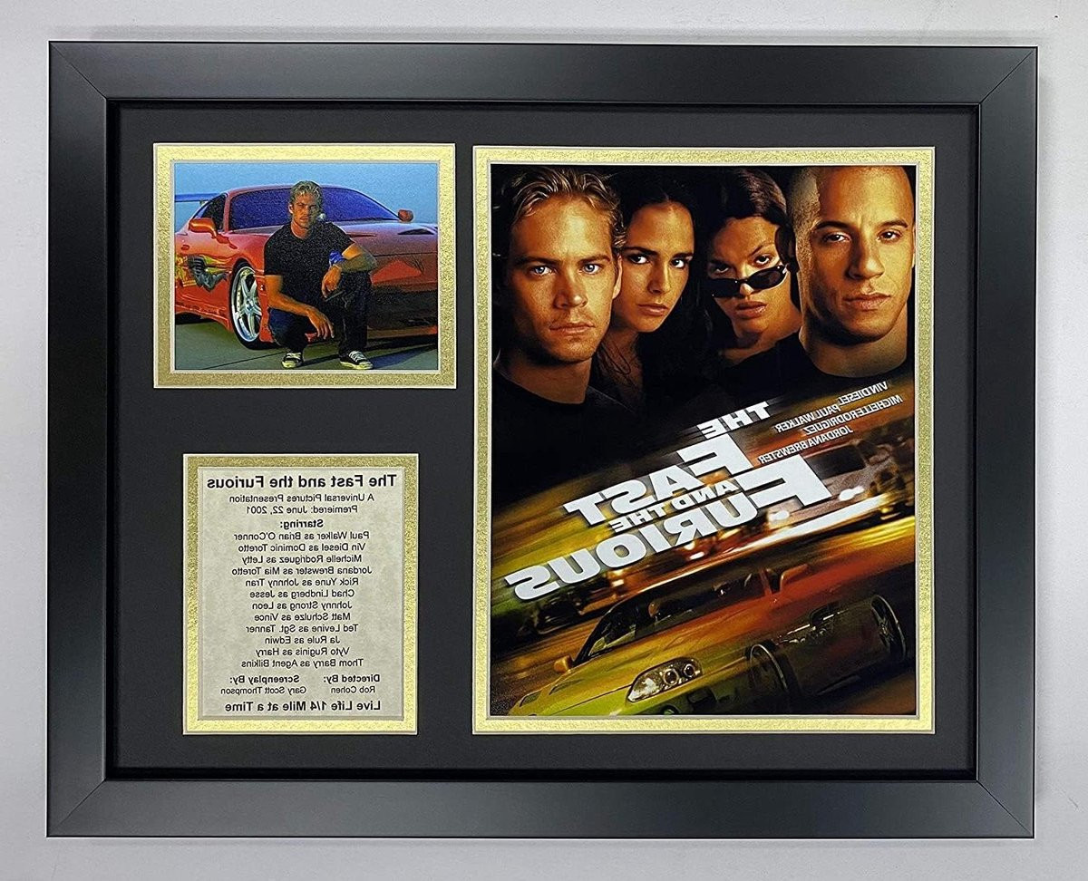 Fotocollage Film Wanddecoratie Poster Dubbel Gemateerd Zwart B: 305 cm, H: 381 cm