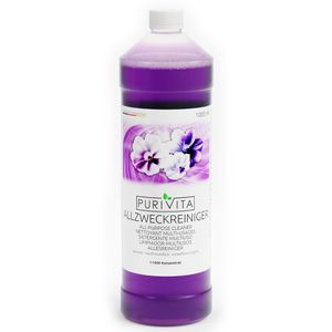 Purivita Allzweckreiniger, Konzentrat, mit blumigen Duft, Flasche 1 Liter