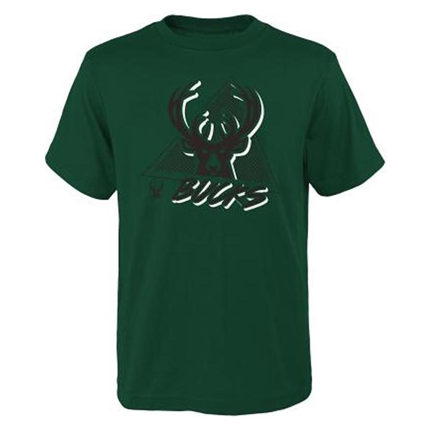 Outerstuff Nba Swish Baumwolle Ss T-Shirt Milwaukee Bucks Bl146 (L) (Outerstuff)