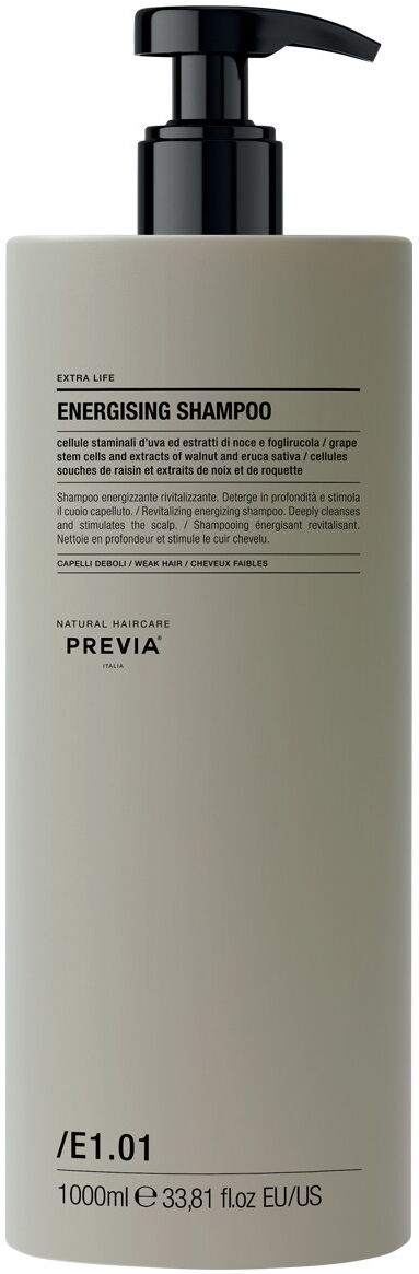 1L PREVIA Extra Life Energising Shampoo