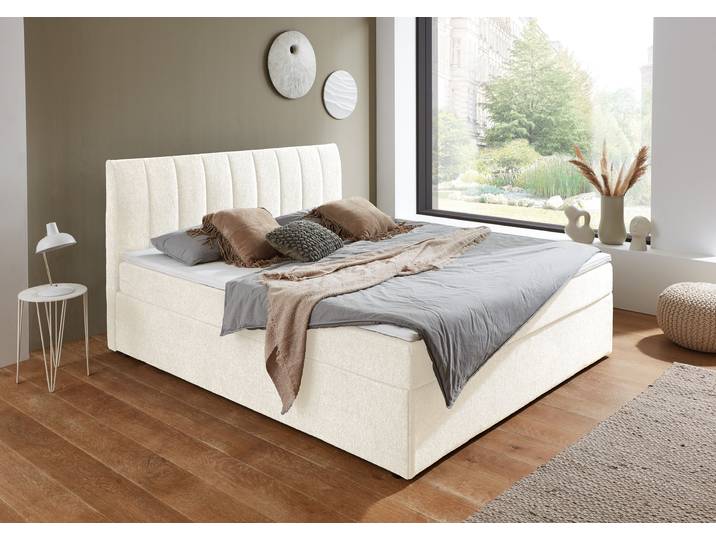 Boxbett Alva, wahlweise mit Matratze , weiß, B:203cm L:211cm, ATLANTIC HOME COLLECTION, Komplettbetten, wahlweise mit Matratze und Topper