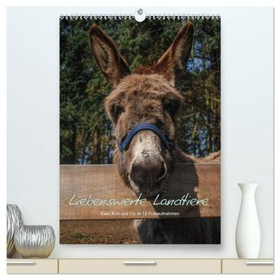 Liebenswerte Landtiere (hochwertiger Premium Wandkalender 2027 DIN A2 hoch), Kunstdruck in Hochglanz
