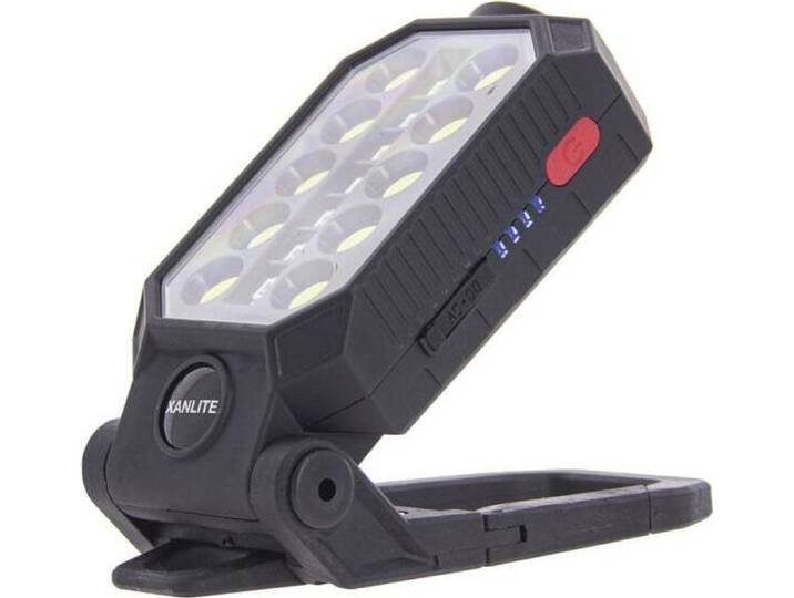 Baladeuse rechargeable 450 lm 30 mètres noire Xanlite