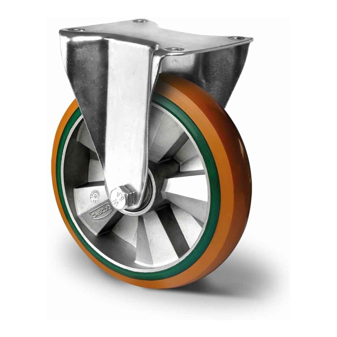CASCOO Bockrolle ø 200 mm Serie BAY5 Doppelkugellager (FHP54W0200BAY5D0N)