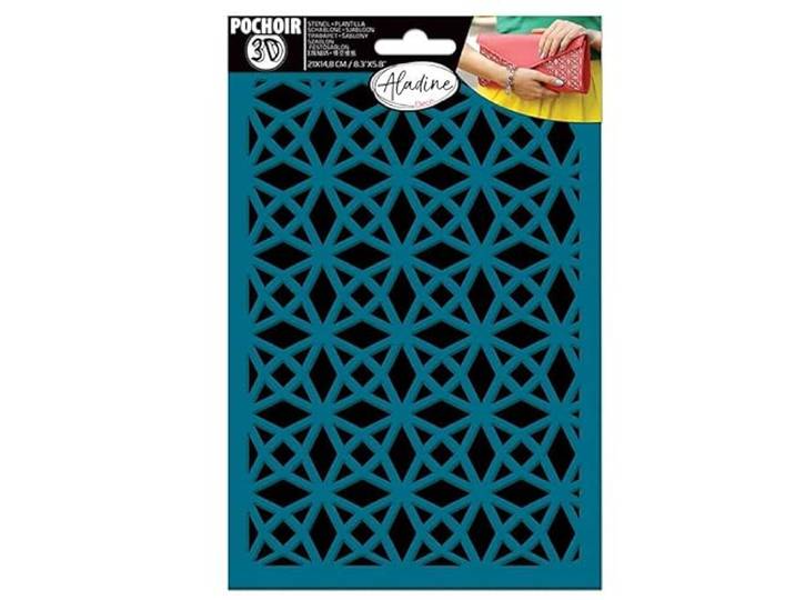 Aladine 3D Sjabloon A5 Geometrisch - Zelfklevend knutselmateriaal