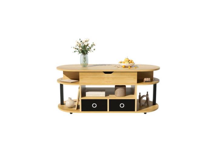 Urban Meuble Couchtisch Brown 105/50/45 cm, Braun, Holz, 50x45x105 cm, Wohnzimmer, Wohnzimmertische, Couchtische