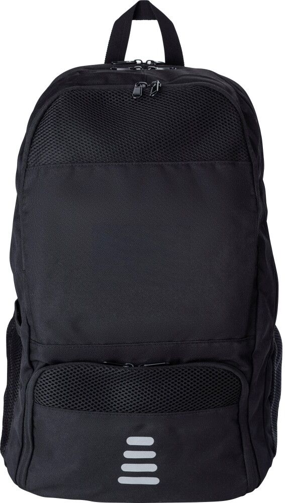 Sac à dos multifonction en polyester rPET 38 litres personnalisé Sebastian noir