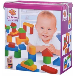 Eichhorn - Bunte Holzbausteine Baby, Inhalt: 50 Stück
