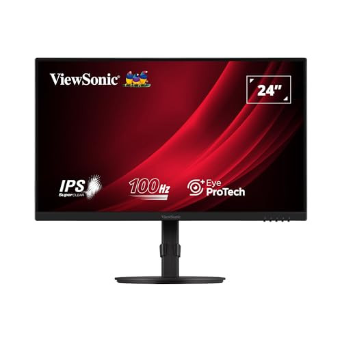 ViewSonic VG2408A-MHD Monitor 60,5cm FHD 100Hz HDMI DP VGA 16:9