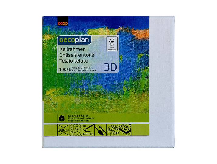 Oecoplan Keilrahmen 3D 20 × 20 cm