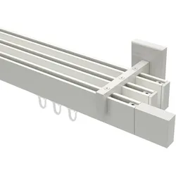 GARDINENSTANGE INNENLAUF Smartline Lox 100 cm, 3-läufig, 14x35 mm Weiß