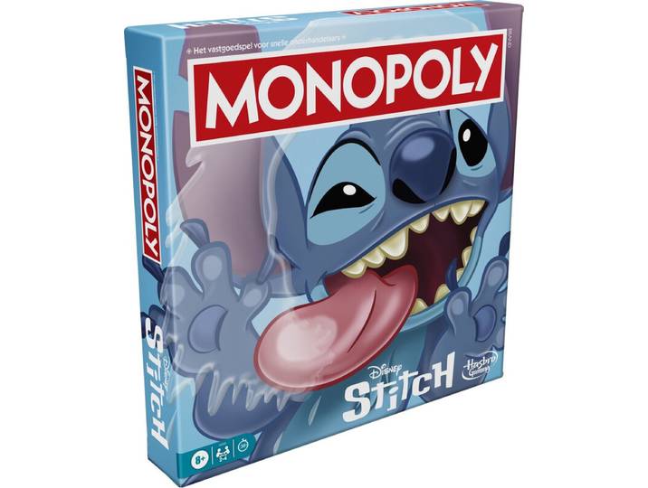Hasbro Monopoly Disney Stitch editie bordspel - Meerkleurig, 2-4 spelers