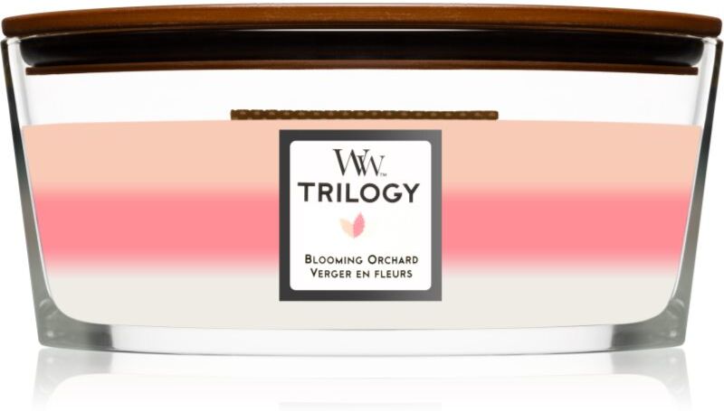 Woodwick Trilogy Blooming Orchard bougie parfumée 453.6 g