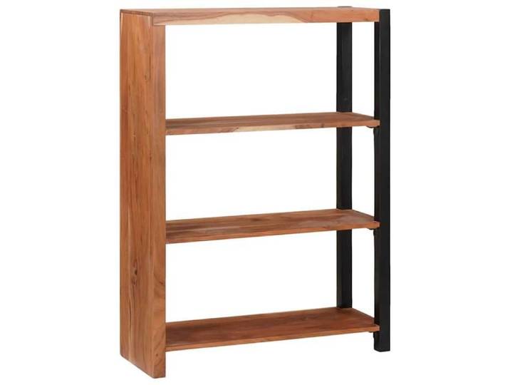 NEW 2026  Étagère à livres 1 pc Bibliothèque salon Marron 80x30x110 cm Bois d'Acacia Massif L1006