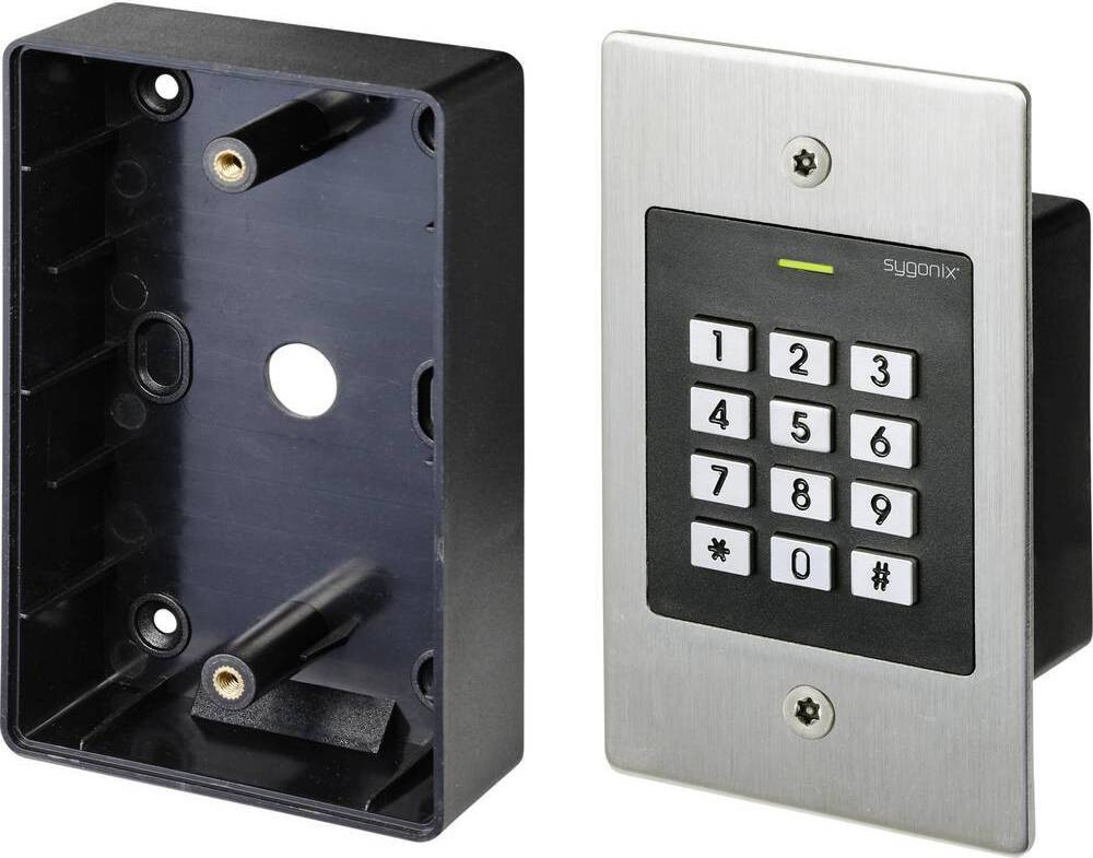 Sygonix SY-4760956 Code-toetsenbord met RFID, inbouwmodel, 12 V/DC - 18 V/DC, IP66
