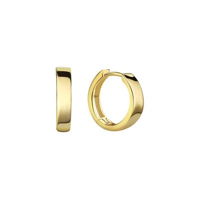 Paar Creolen VIVANCE "333/- Gelbgold glanz", gelb, Ohrringe, Damen, one-size, Gold